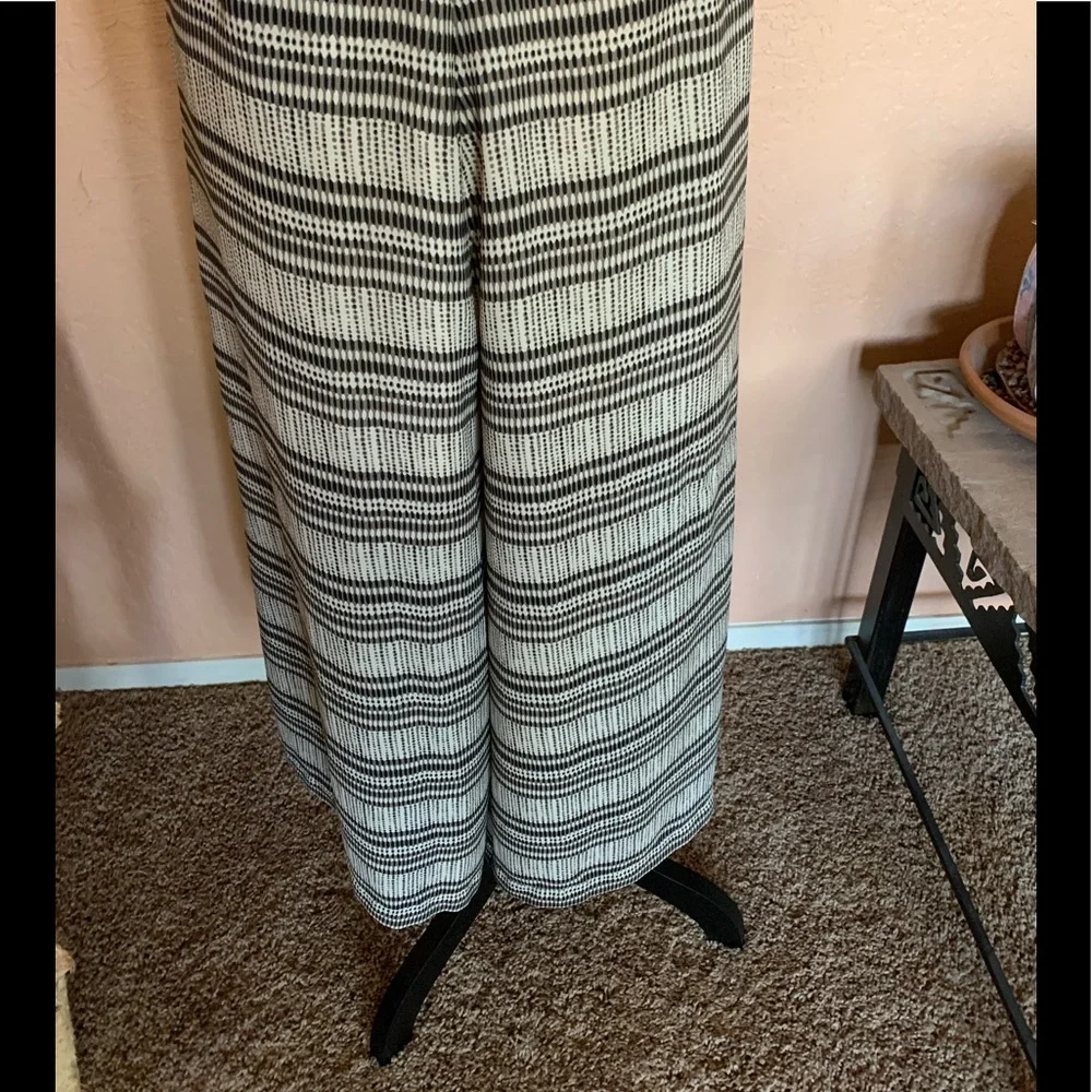 Sugar Lips Black and Tan Capri Length Romper